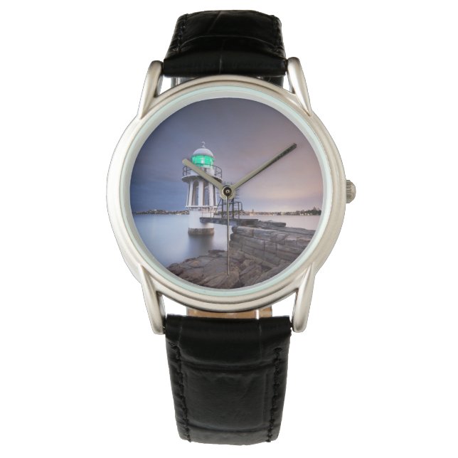 Reloj De Pulsera Faros | Faro de Cremorman Point Australia (Anverso)