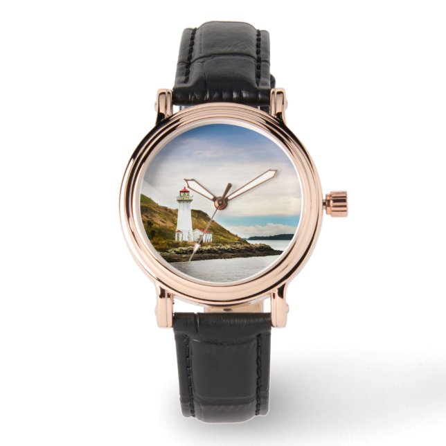 Reloj De Pulsera Faros | Faro de Georges Island (Anverso)