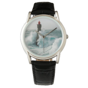 Reloj De Pulsera Faros   Faro de Jument Ouessant France