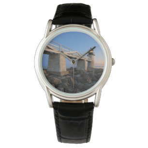 Reloj De Pulsera Faros   Faro Port Clyde Maine