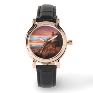 Reloj De Pulsera Faros   Parque nacional Acadia Maine