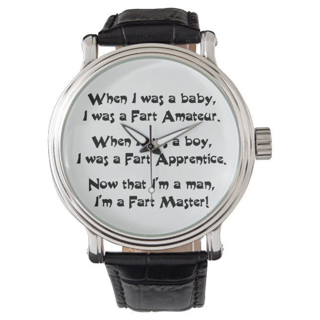 Reloj De Pulsera Fart Master (Anverso)