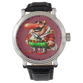 Reloj De Pulsera Faschingsprinz lange Nase - Fasching Karneval