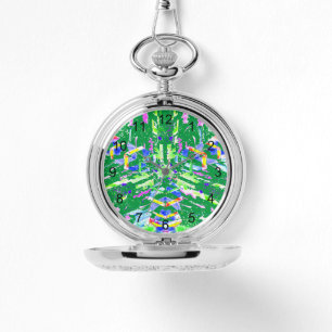 Reloj De Pulsera Fascinante arte digital en colores brillantes
