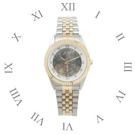 Reloj De Pulsera Faux Nephrite Jade of Grey