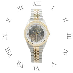 Reloj De Pulsera Faux Nephrite Jade of Grey