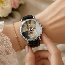 Reloj De Pulsera Favor de boda de foto personalizada para guardar l