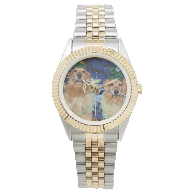Reloj De Pulsera Fe de la recuperación de oro (Anverso)