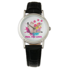 Reloj De Pulsera Feel the Love Beautiful Design
