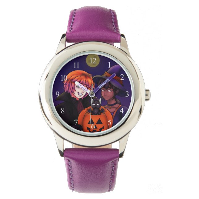 Reloj De Pulsera Felices disfraces de Halloween (Anverso)