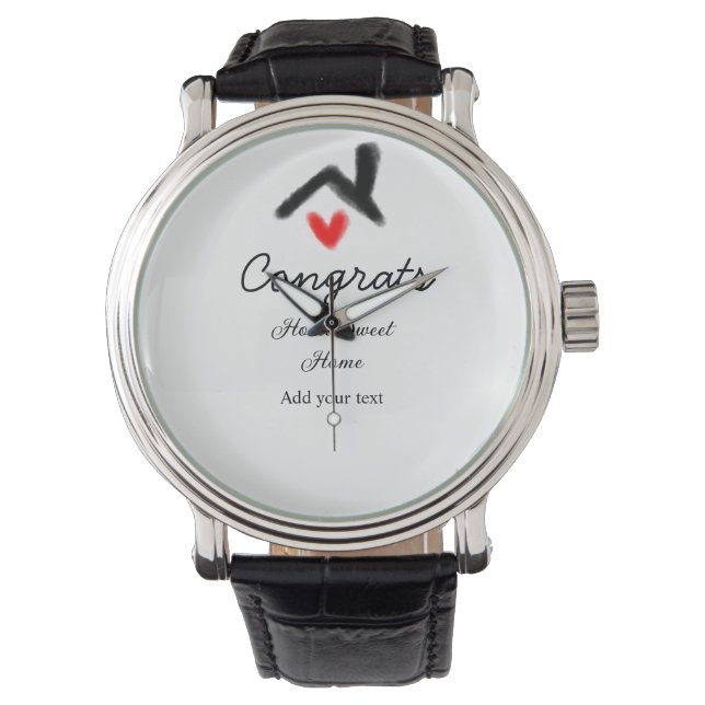 Reloj De Pulsera Felicitaciones a la inauguración de nuevos inmuebl (Anverso)