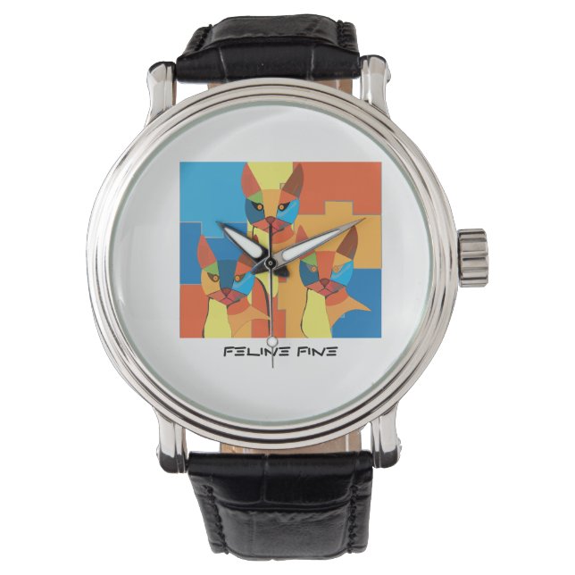 Reloj De Pulsera Feline Fine (Anverso)