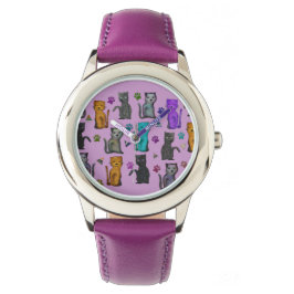 Reloj De Pulsera Feline Fun