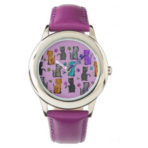 Reloj De Pulsera Feline Fun