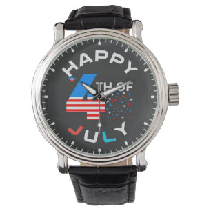 Reloj De Pulsera Feliz 4 De Julio-97958