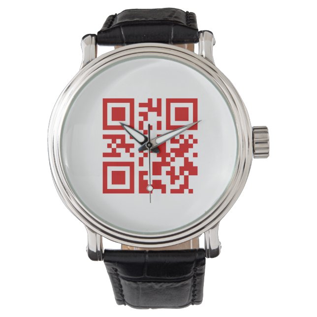 Reloj De Pulsera ¡Feliz Año Nuevo! — Código QR (Anverso)
