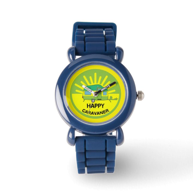 Reloj De Pulsera Feliz Caravaner | Regalos de caravana | Caravannin (Anverso)