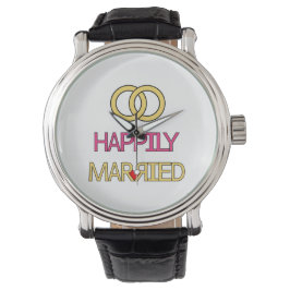 Reloj De Pulsera Feliz Casado