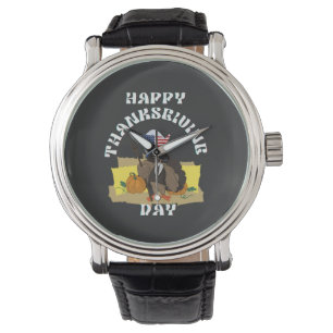 Reloj De Pulsera Feliz Día de Acción de Gracias