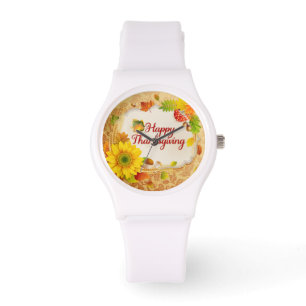 Reloj De Pulsera Feliz Día de Acción de Gracias 13 Opciones de Watc