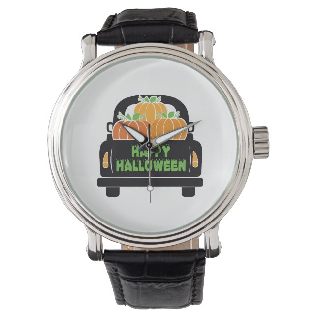 Reloj De Pulsera Feliz Día de Halloween 2021 (Anverso)