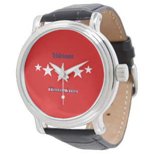 Reloj De Pulsera Feliz Día de los Veteranos