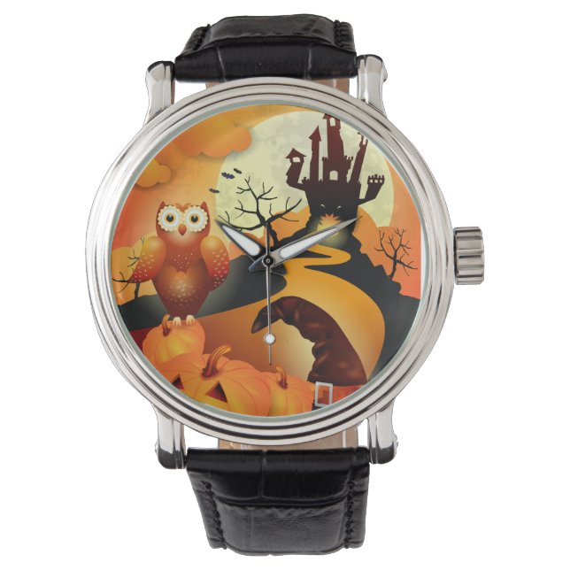 Reloj De Pulsera ¡Feliz Halloween! (Anverso)