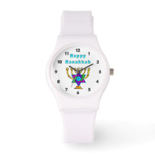 Reloj De Pulsera Feliz Hanukkah