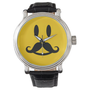 Reloj De Pulsera Feliz Mustache personalizado watts