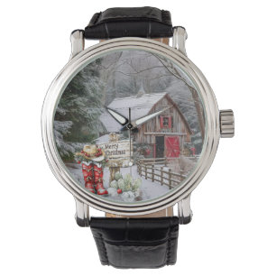 Reloj De Pulsera Feliz Navidad