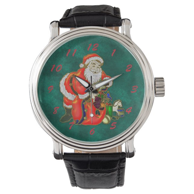 Reloj De Pulsera Feliz Navidad (Anverso)