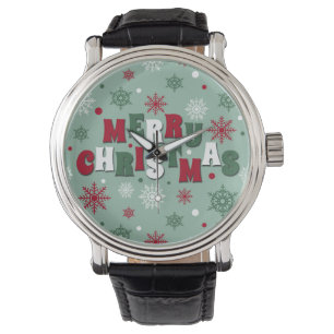 Reloj De Pulsera Feliz Navidad