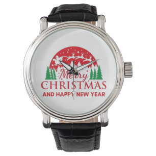 Reloj De Pulsera Feliz Navidad
