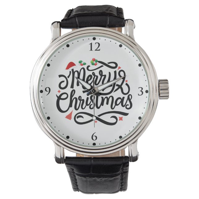 Reloj De Pulsera Feliz Navidad-61039 (Anverso)