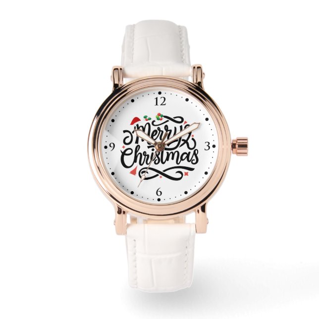 Reloj De Pulsera Feliz Navidad-61039 (Anverso)