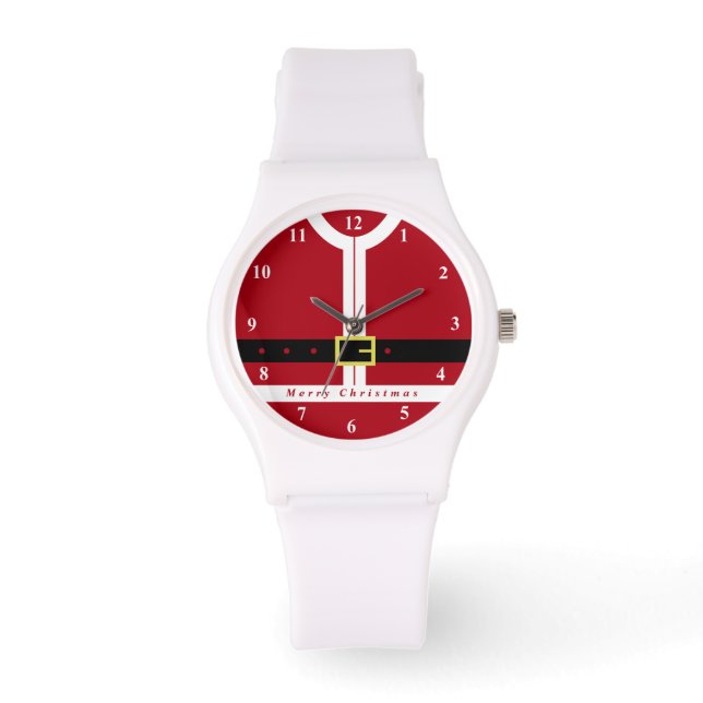 Reloj De Pulsera Feliz Navidad Santa Claus Watch Funny (Anverso)