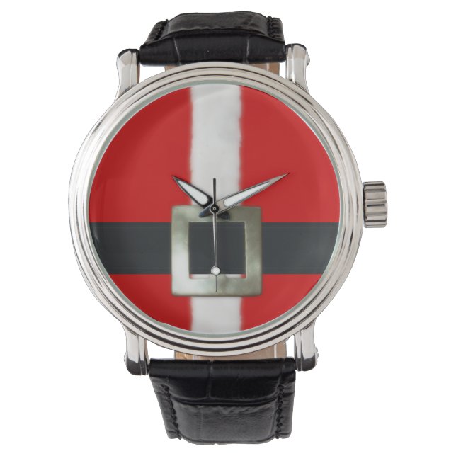 Reloj De Pulsera Feliz Navidad Santa Suit (Anverso)