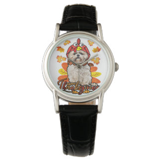 Reloj De Pulsera Feliz otoño a Shih Tzu