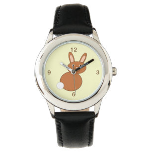 Reloj De Pulsera Feliz Pascua para los niños de conejo