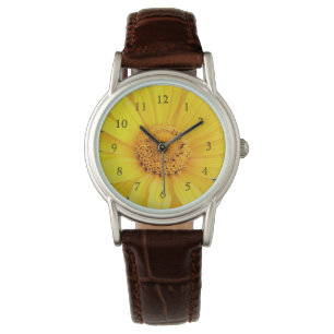 Reloj De Pulsera Feliz pequeño girasol