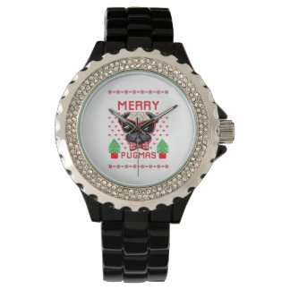 Reloj De Pulsera ¡Feliz Pugmas! Mira