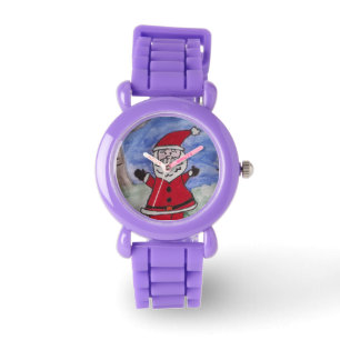 Reloj De Pulsera Feliz Santa