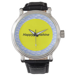 Reloj De Pulsera Feliz Sunshine Bright días por delante