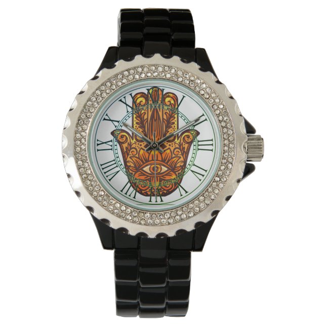 Reloj De Pulsera Feminine Hamsa (Anverso)