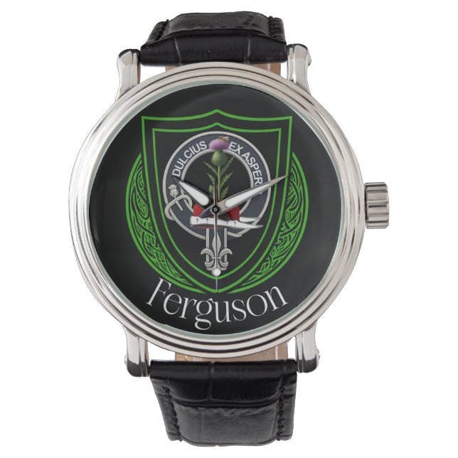 Reloj De Pulsera Ferguson Scottish Clan Crest (Anverso)