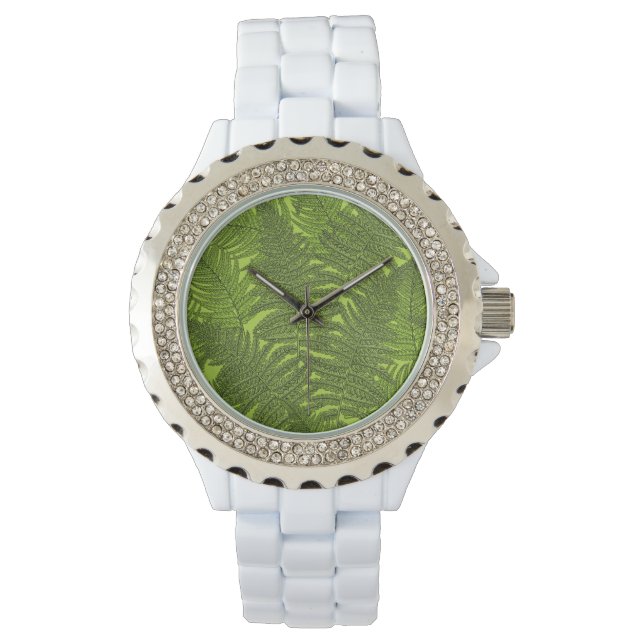 Reloj De Pulsera Fern en verde (Anverso)