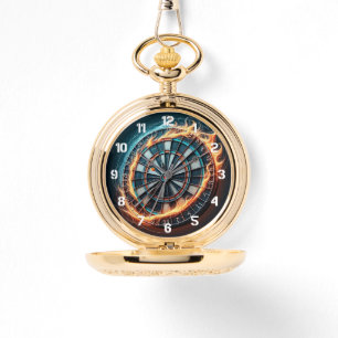 Reloj De Pulsera Feroy tablero de pizarra con explosión en Bullseye