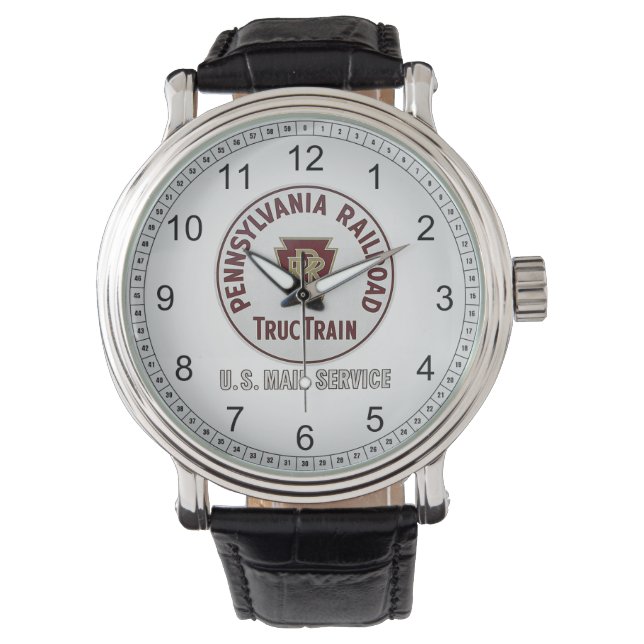 Reloj De Pulsera Ferrocarril de Pennsylvania TrucTrain Service (Anverso)