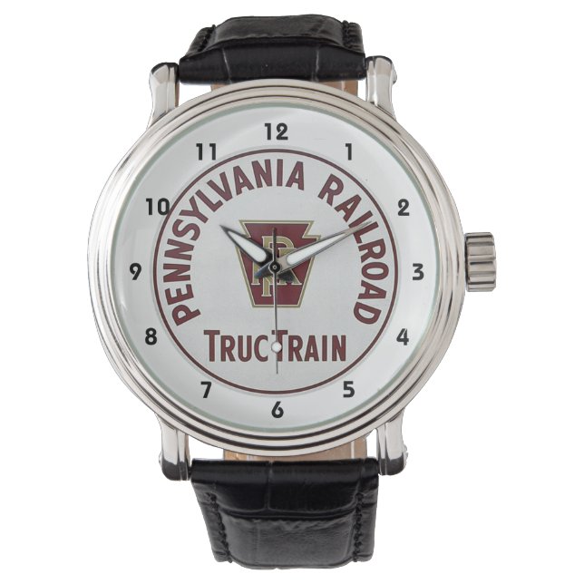 Reloj De Pulsera Ferrocarril de Pennsylvania TrucTrain Service (Anverso)