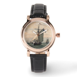 Reloj De Pulsera Festival de barcos de talla